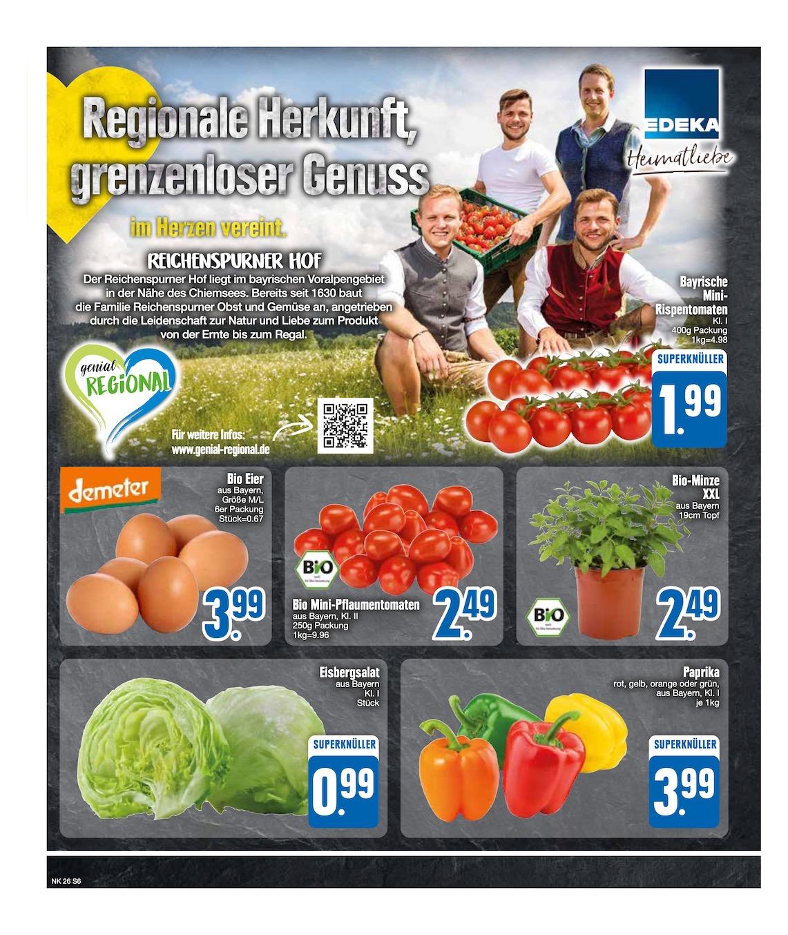 Edeka Prospekt ab Montag - Bayern Süd Seite 6