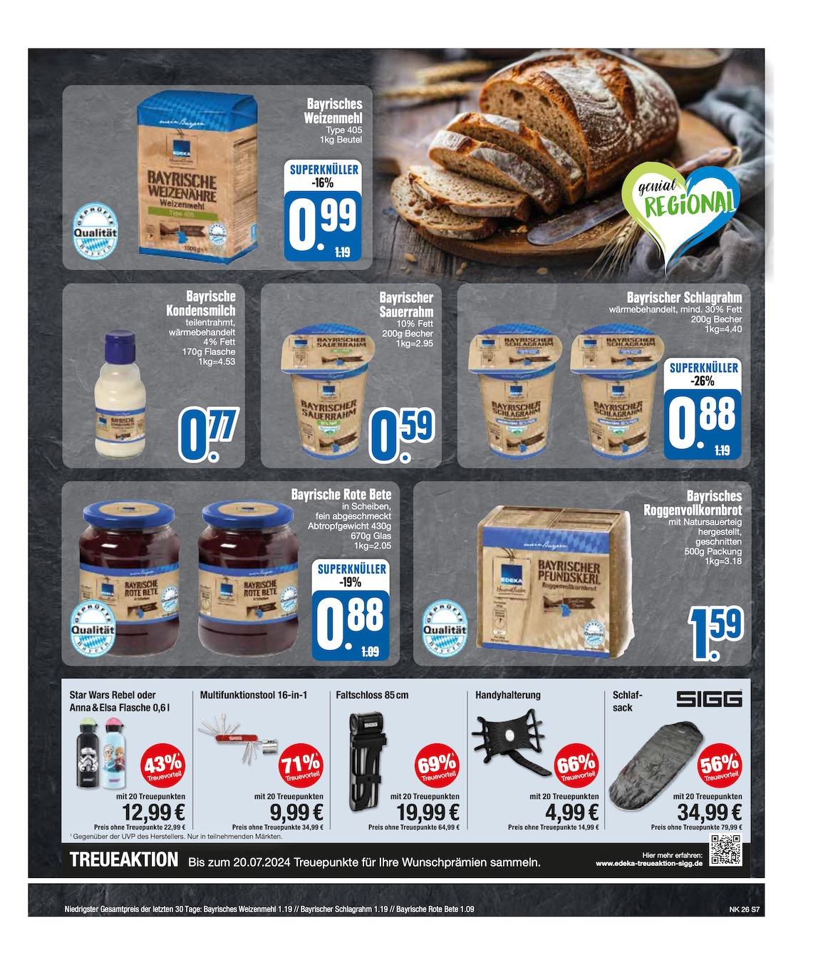 Edeka Prospekt ab Montag - Bayern Süd Seite 7