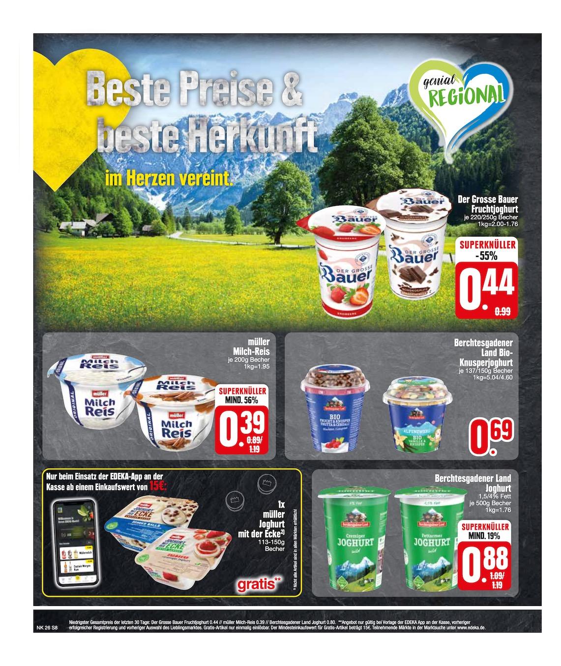 Edeka Prospekt ab Montag - Bayern Süd Seite 8