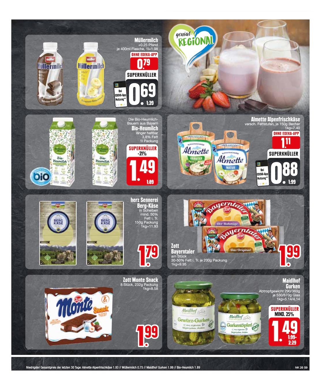 Edeka Prospekt ab Montag - Bayern Süd Seite 9