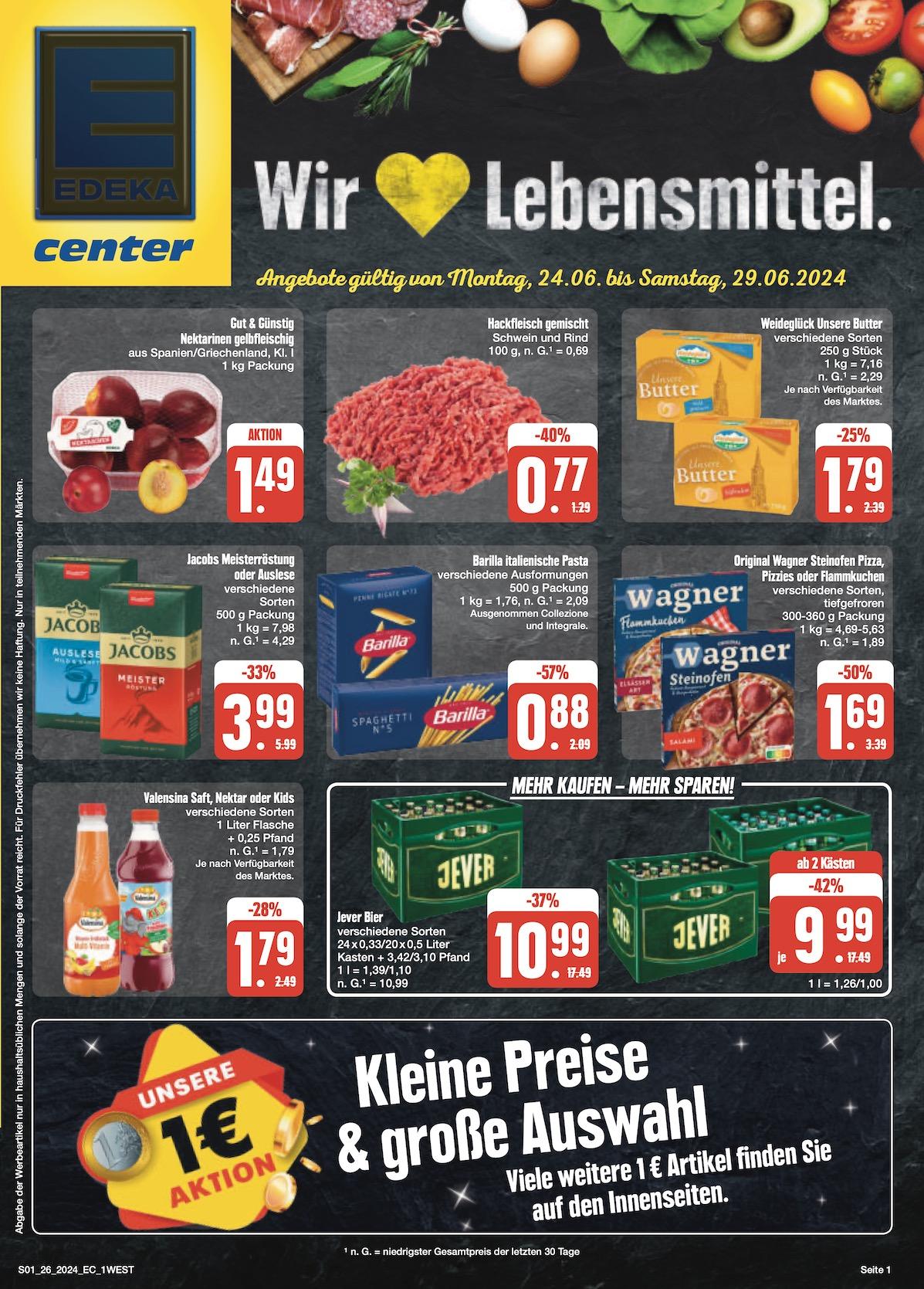 Edeka Prospekt ab Montag - Bayern Nord Seite 1
