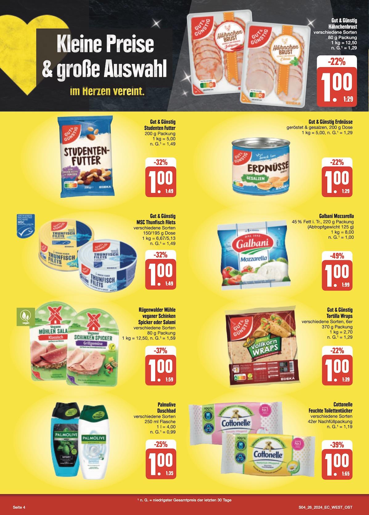 Edeka Prospekt ab Montag - Bayern Nord Seite 4