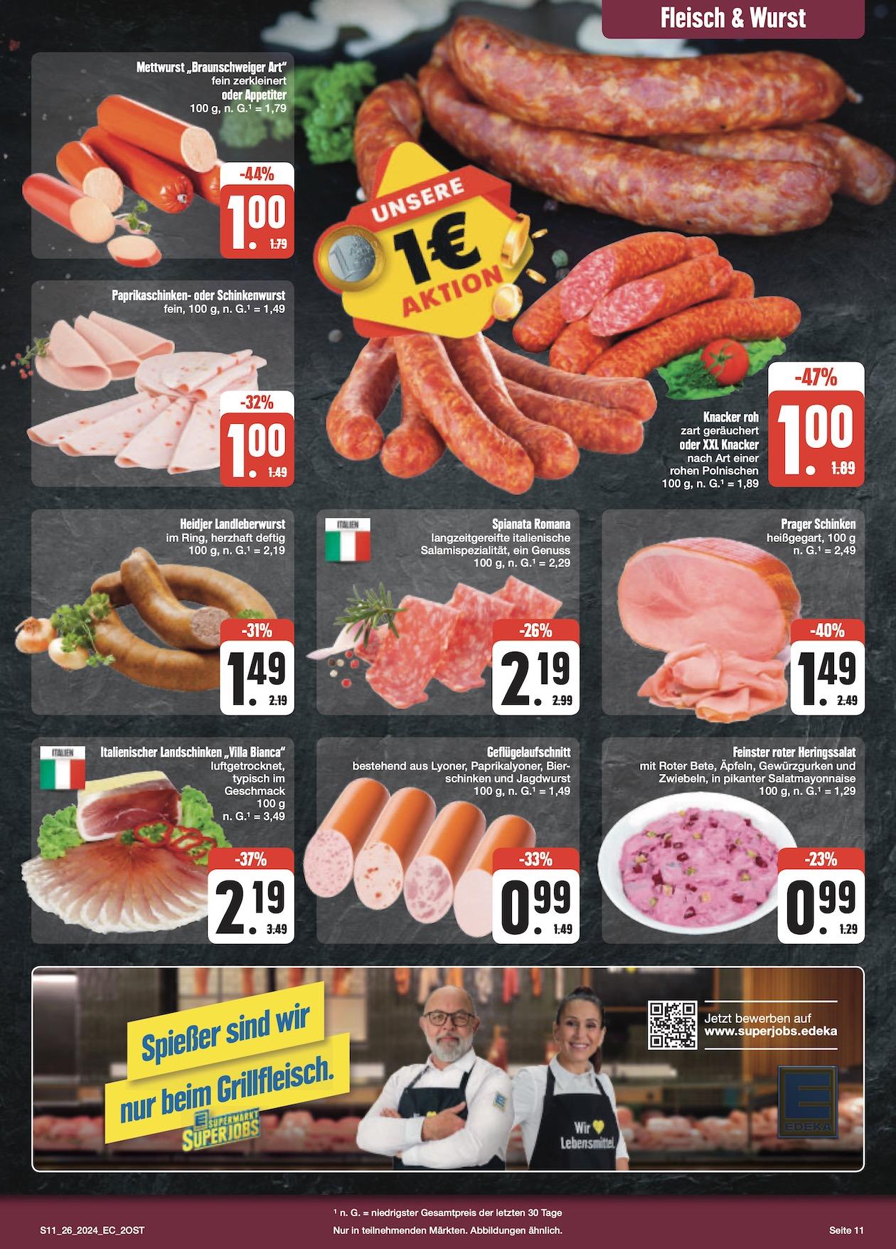 Edeka Prospekt ab Montag - Sachsen Seite 11
