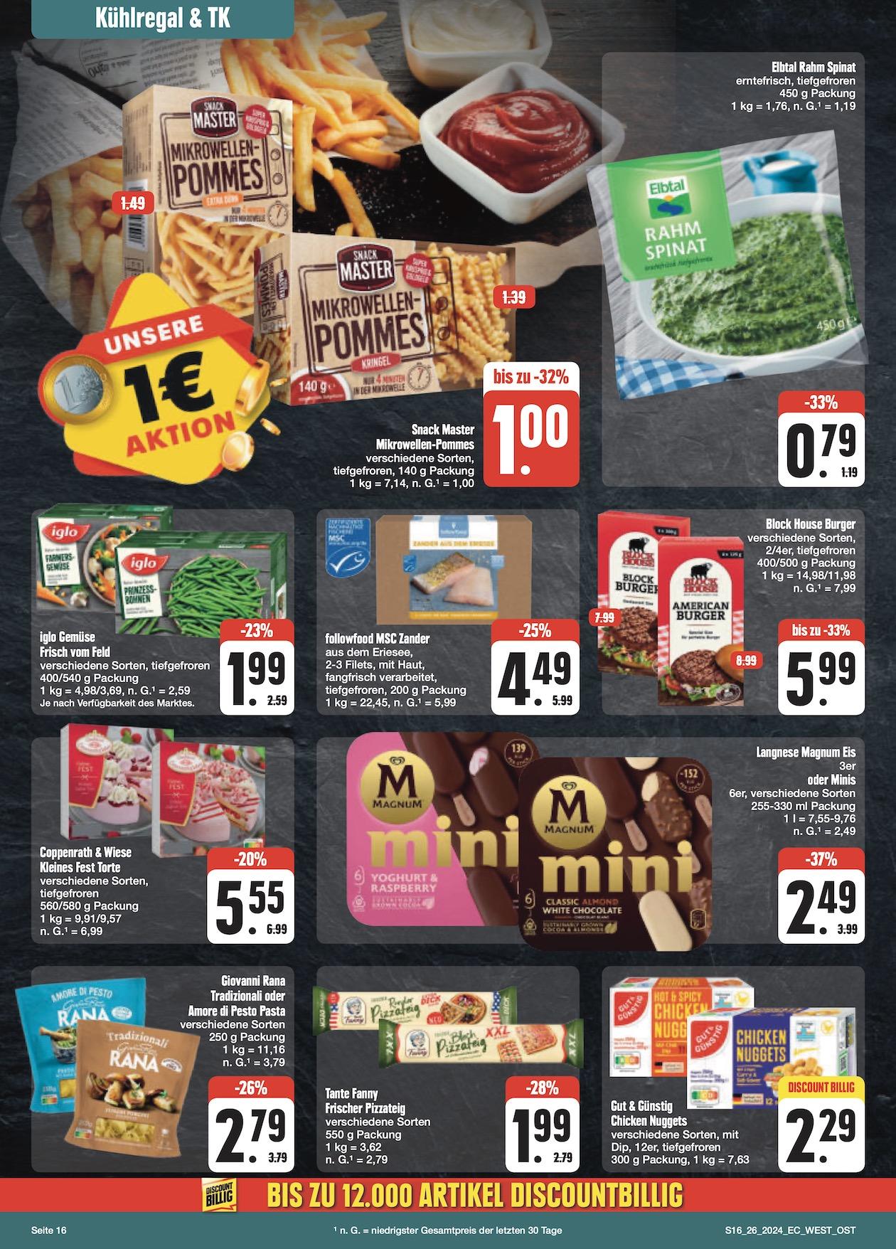Edeka Prospekt ab Montag - Sachsen Seite 16