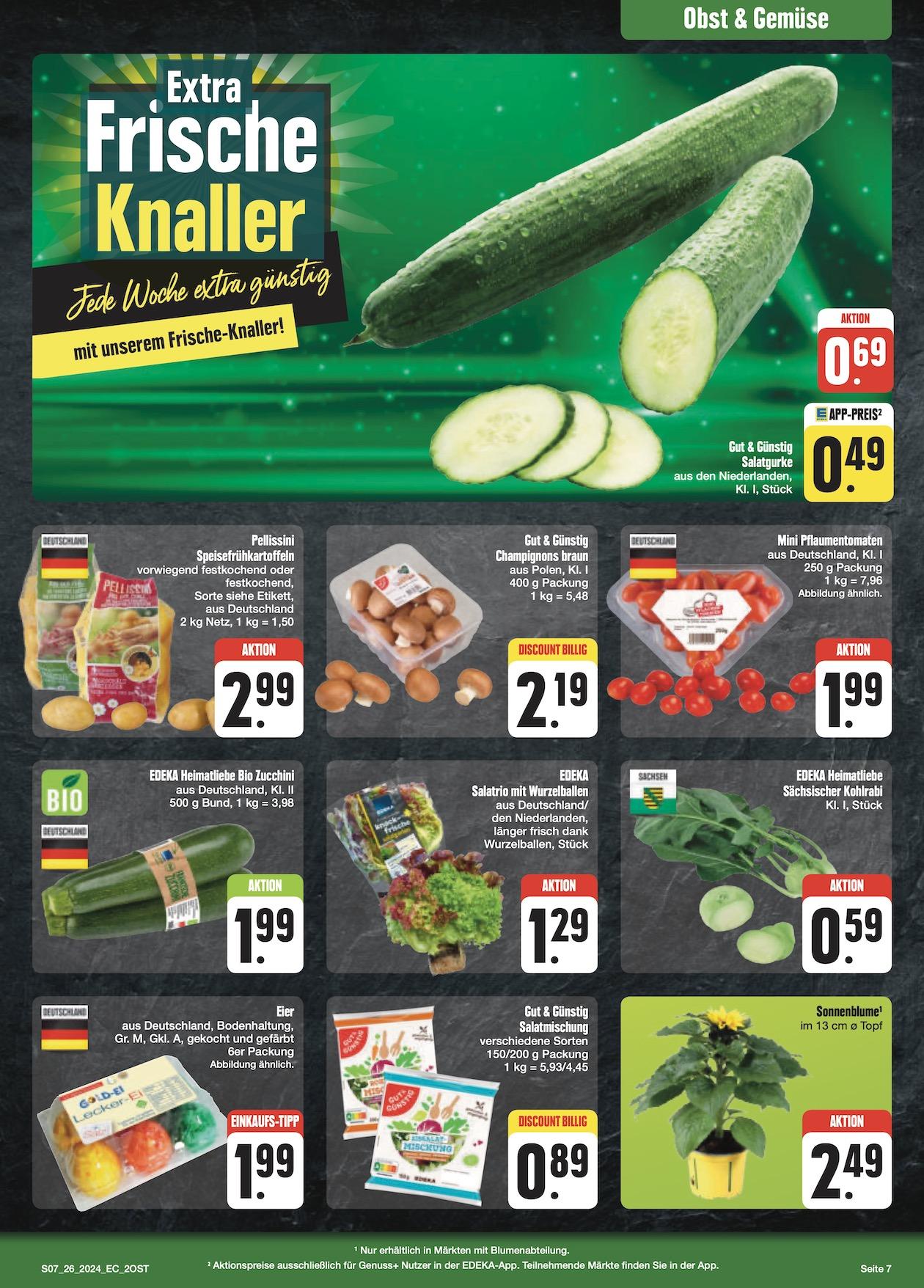 Edeka Prospekt ab Montag - Sachsen Seite 7