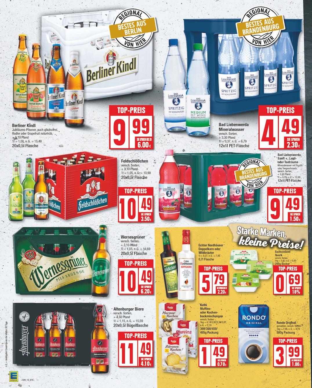 Edeka Prospekt ab Montag - Brandenburg Seite 12