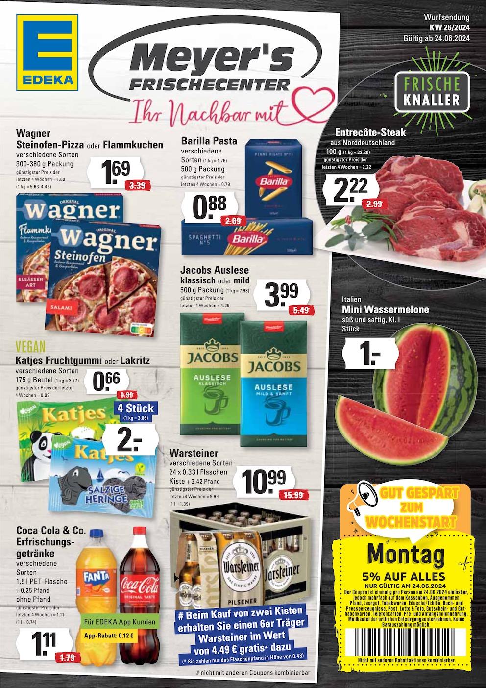 Edeka Prospekt ab Montag - Hamburg Seite 1