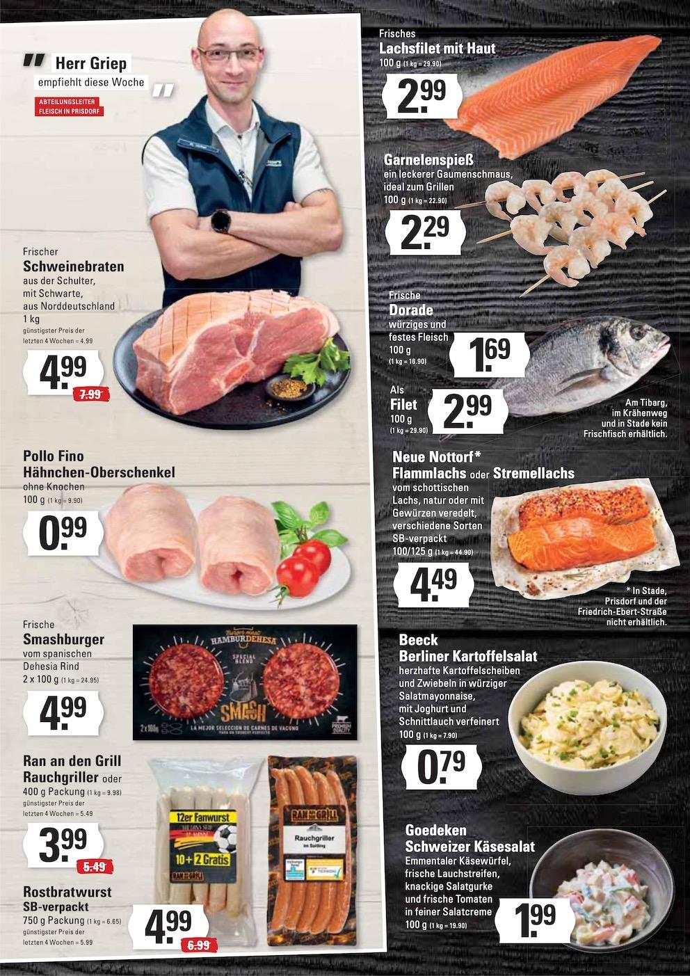 Edeka Prospekt ab Montag - Hamburg Seite 3