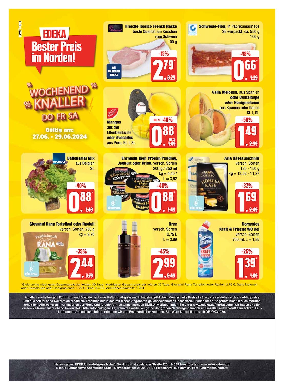 Edeka Prospekt ab Montag - Schleswig - Holstein Seite 20