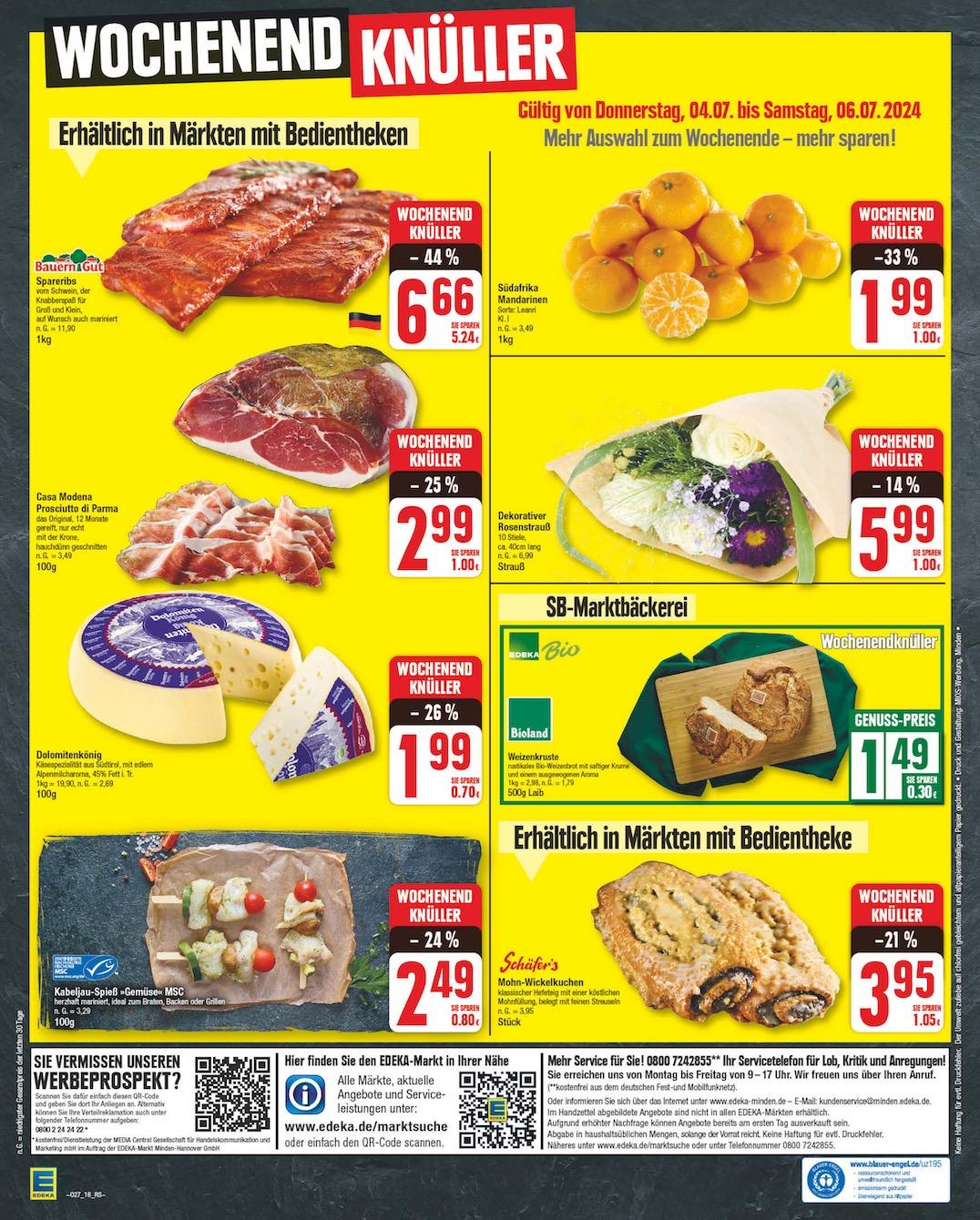 Edeka Prospekt ab Montag - Niedersachsen Seite 16