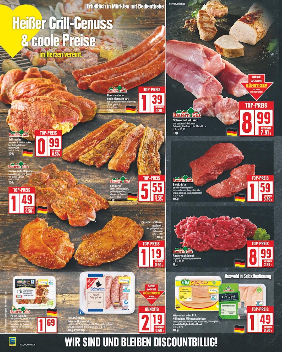 Edeka Prospekt ab Montag - Niedersachsen Seite 4