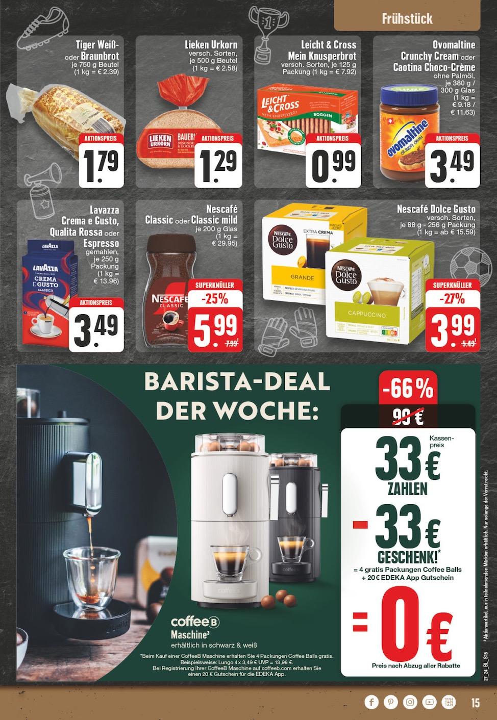 Edeka Prospekt ab Montag - Nordrhein - Westfalen Seite 15