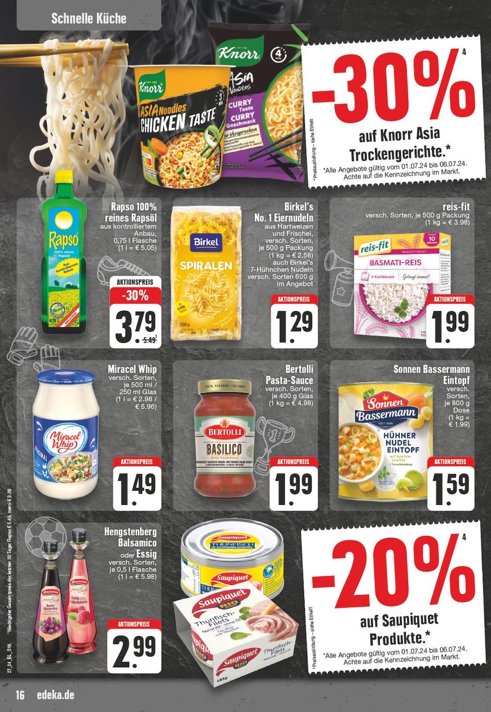 Edeka Prospekt ab Montag - Nordrhein - Westfalen Seite 16