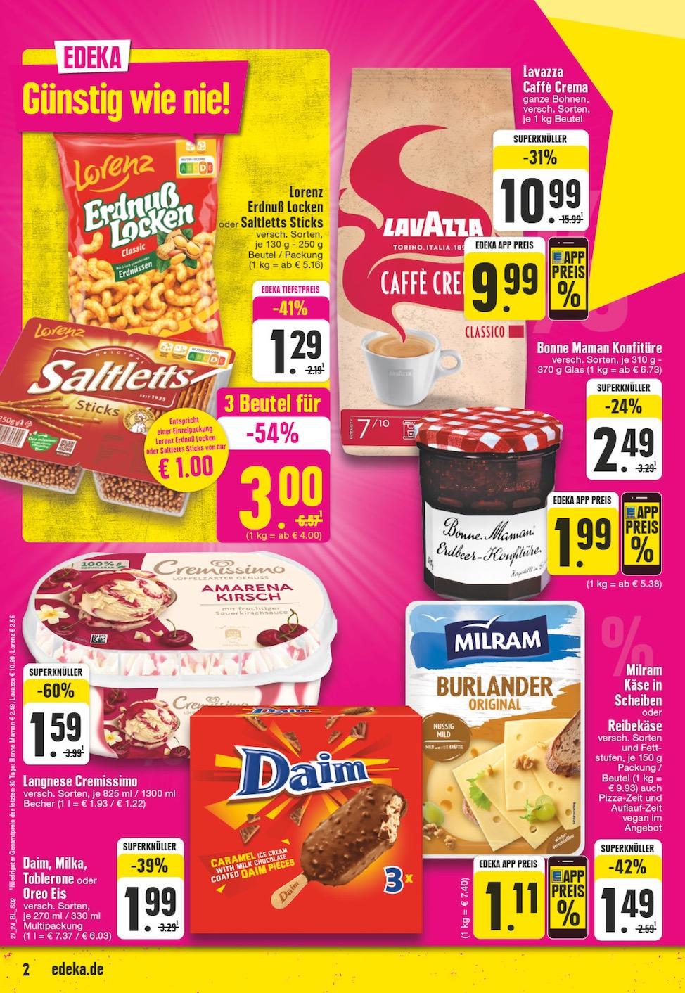 Edeka Prospekt ab Montag - Nordrhein - Westfalen Seite 2