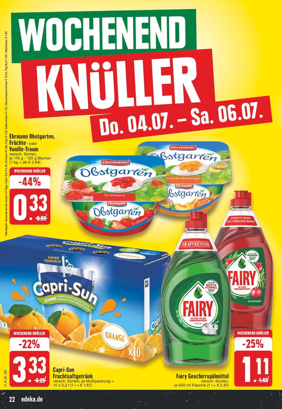 Edeka Prospekt ab Montag - Nordrhein - Westfalen Seite 22