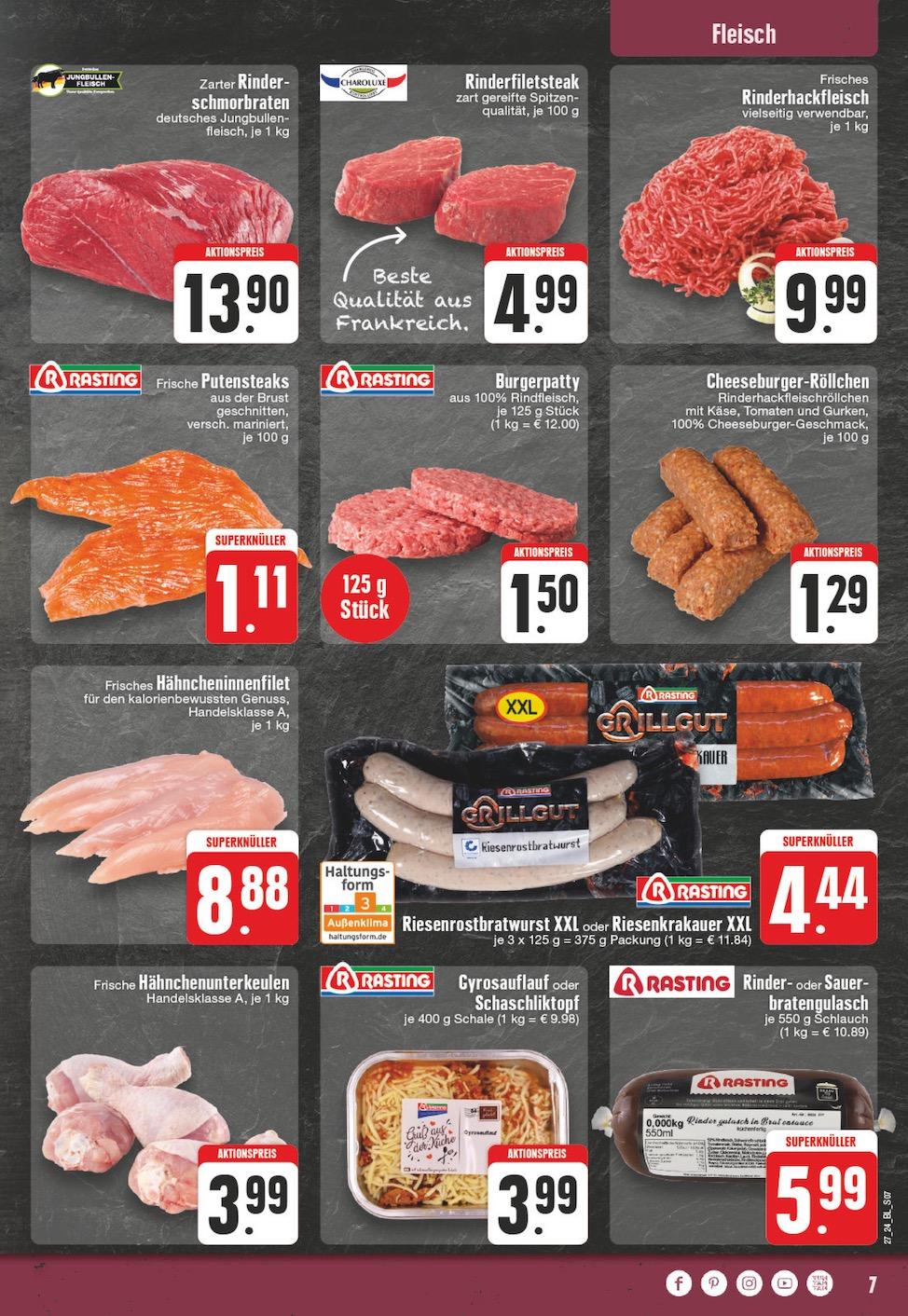 Edeka Prospekt ab Montag - Nordrhein - Westfalen Seite 7