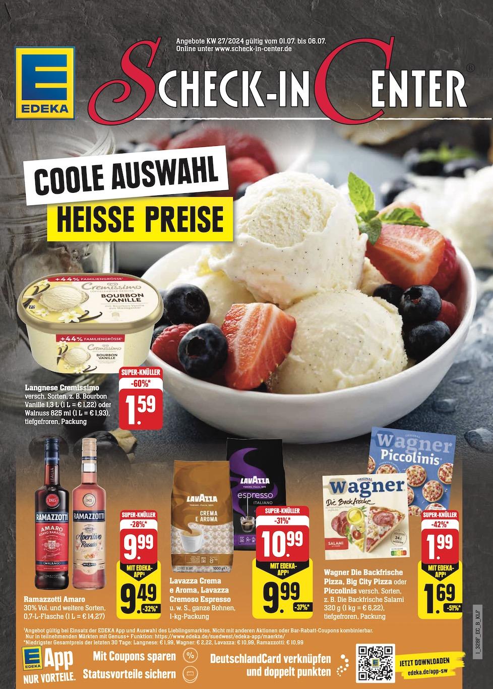 Edeka Prospekt ab Montag - Hessen Seite 1
