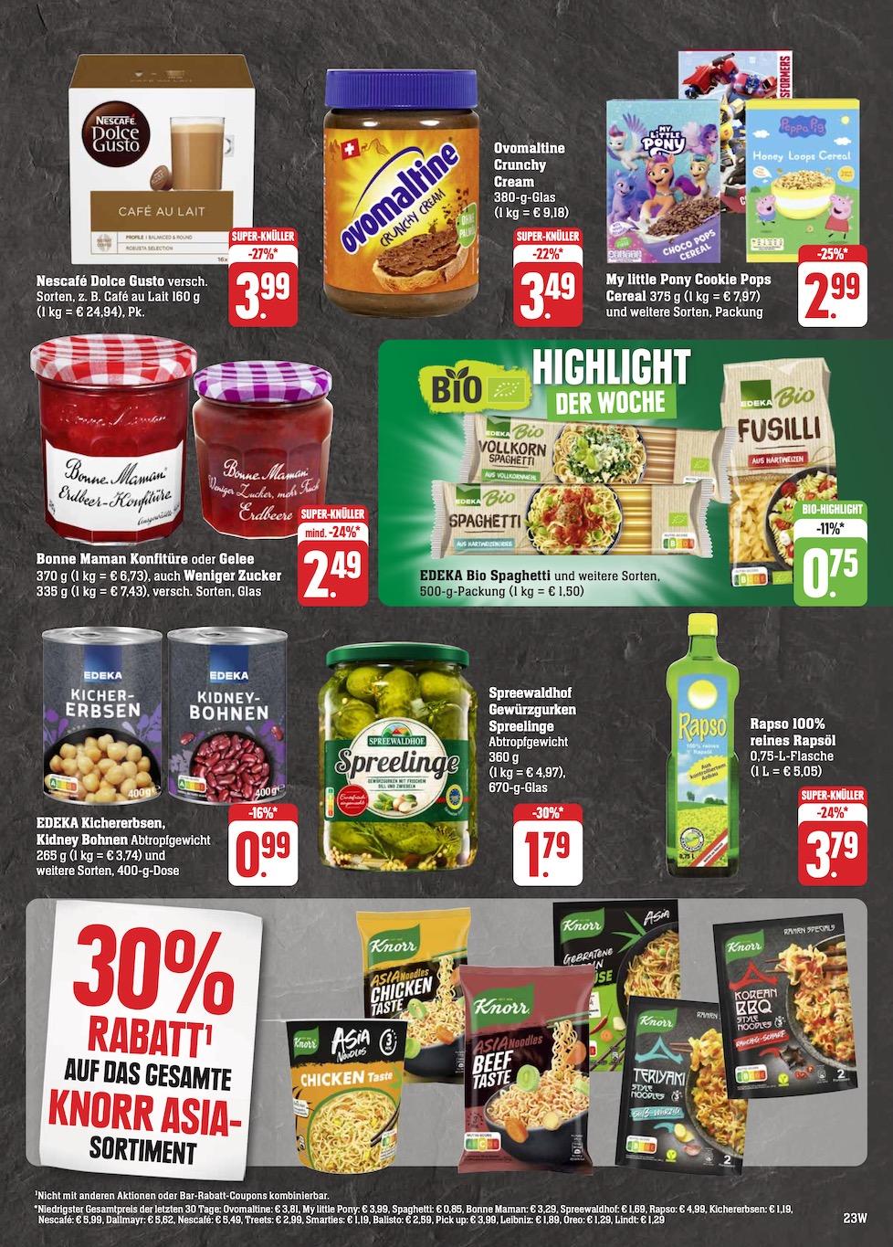 Edeka Prospekt ab Montag - Hessen Seite 23