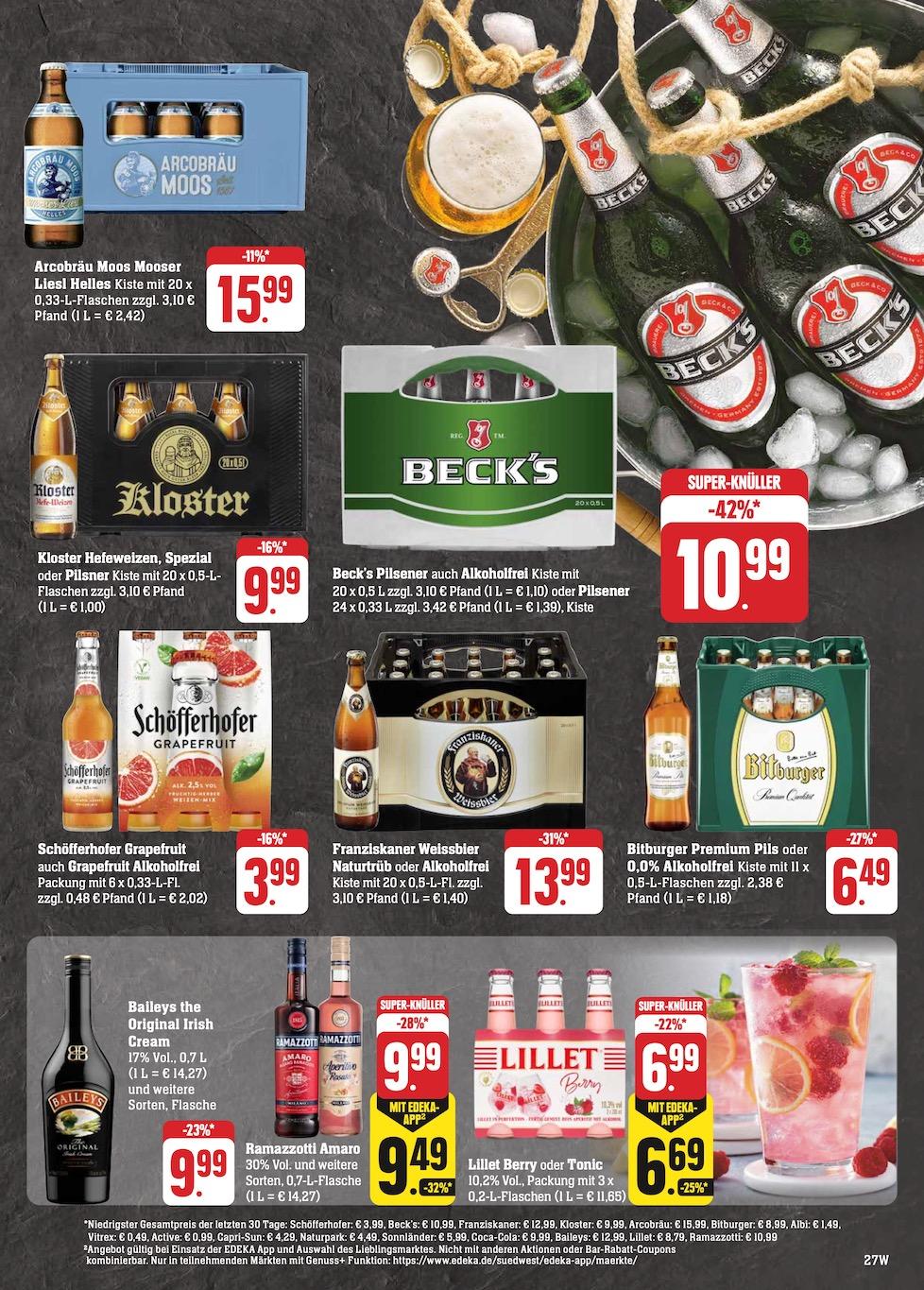 Edeka Prospekt ab Montag - Hessen Seite 27