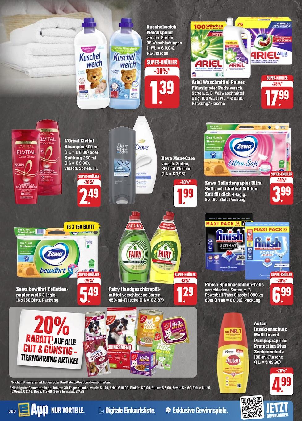 Edeka Prospekt ab Montag - Hessen Seite 30