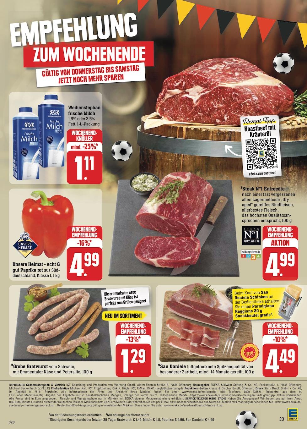 Edeka Prospekt ab Montag - Rheinland - Pfalz Seite 33