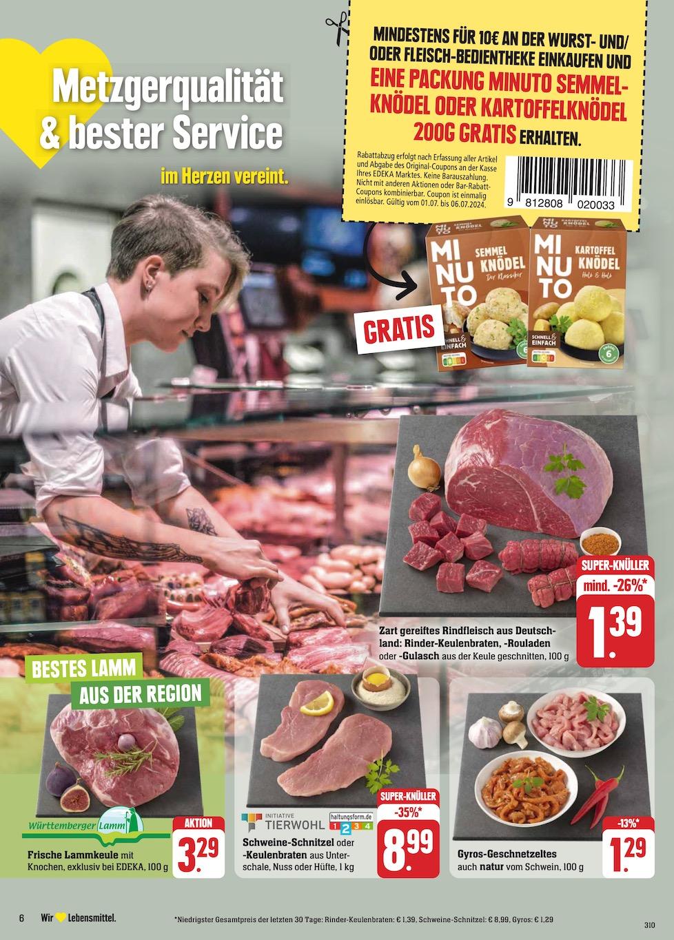 Edeka Prospekt ab Montag - Baden - Württemberg Seite 10