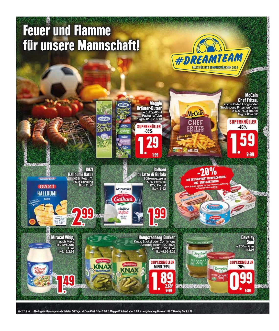 Edeka Prospekt ab Montag - Bayern Süd Seite 16