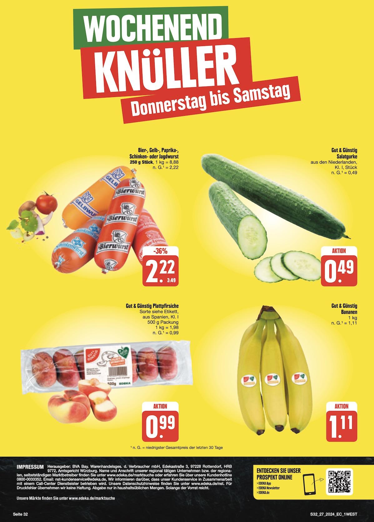 Edeka Prospekt ab Montag - Bayern Nord Seite 32
