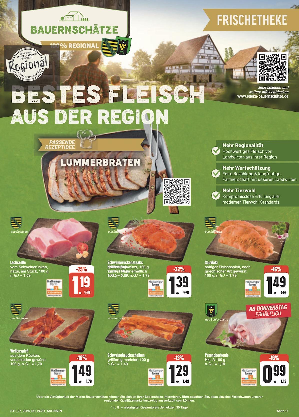 Edeka Prospekt ab Montag - Sachsen Seite 11