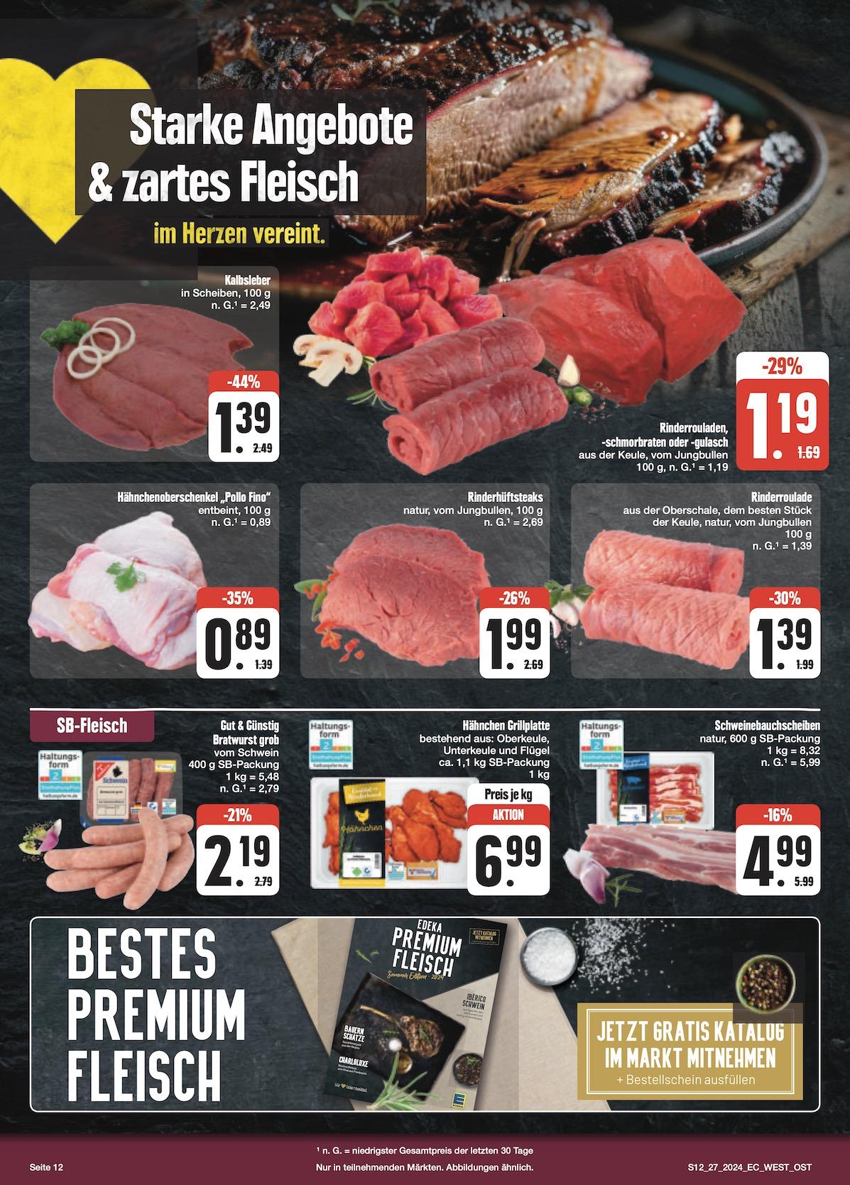 Edeka Prospekt ab Montag - Sachsen Seite 12
