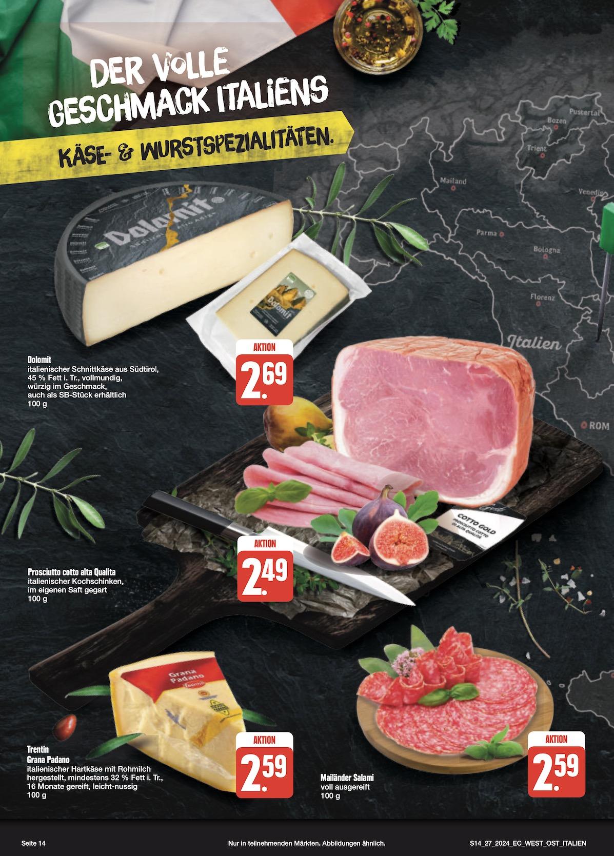 Edeka Prospekt ab Montag - Sachsen Seite 14