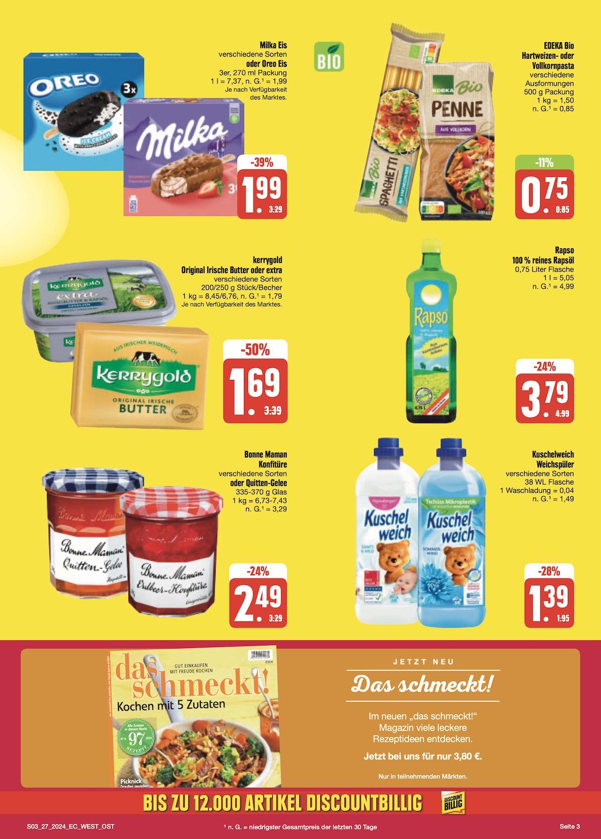 Edeka Prospekt ab Montag - Sachsen Seite 3