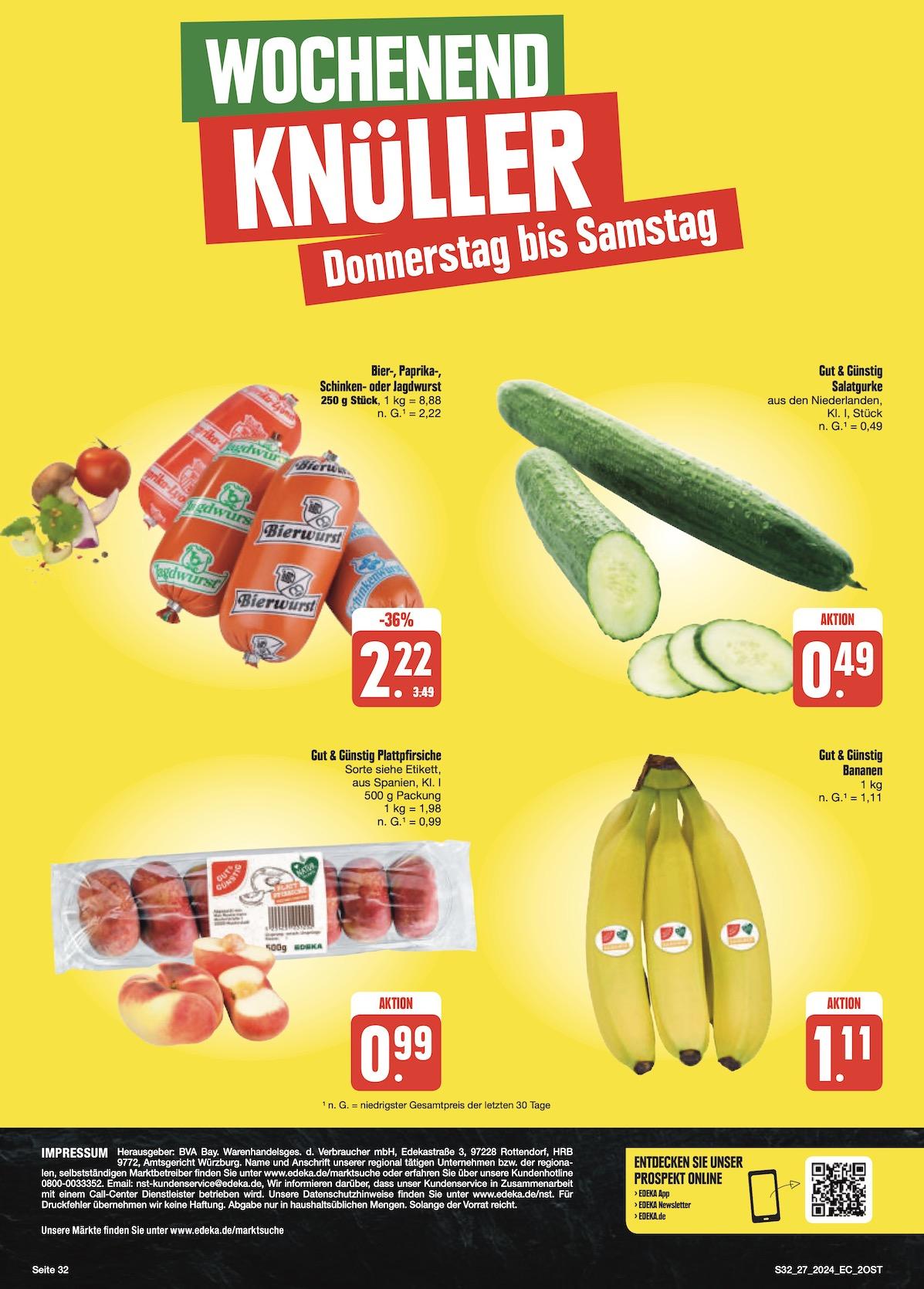 Edeka Prospekt ab Montag - Sachsen Seite 32