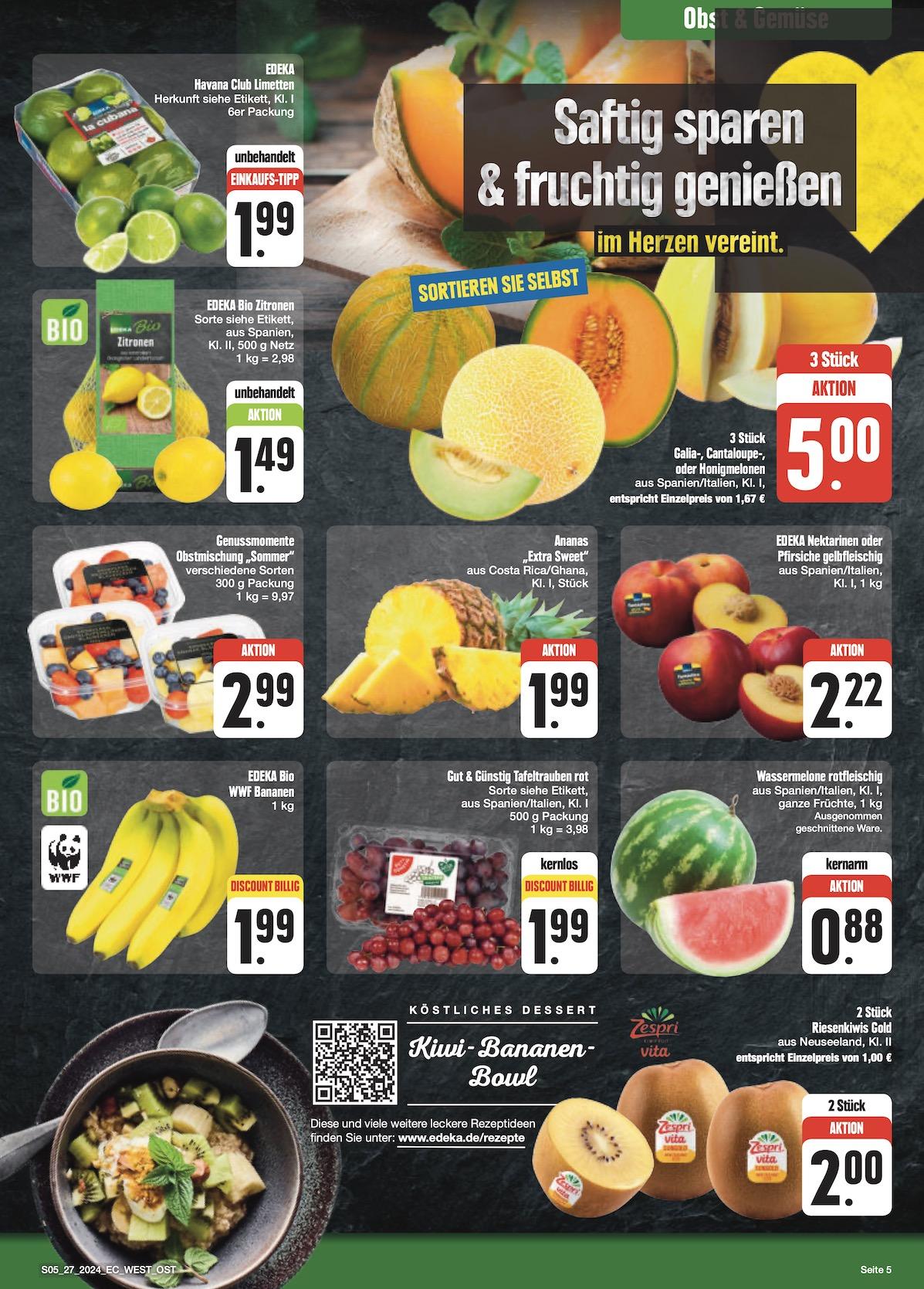 Edeka Prospekt ab Montag - Sachsen Seite 5