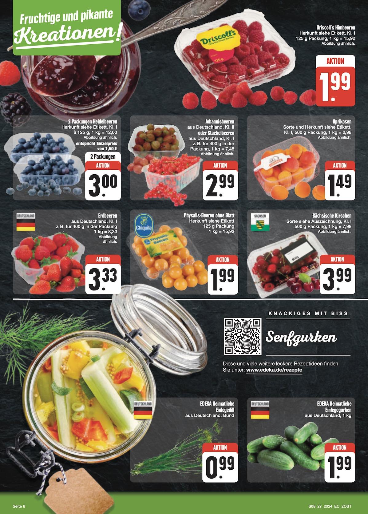 Edeka Prospekt ab Montag - Sachsen Seite 8