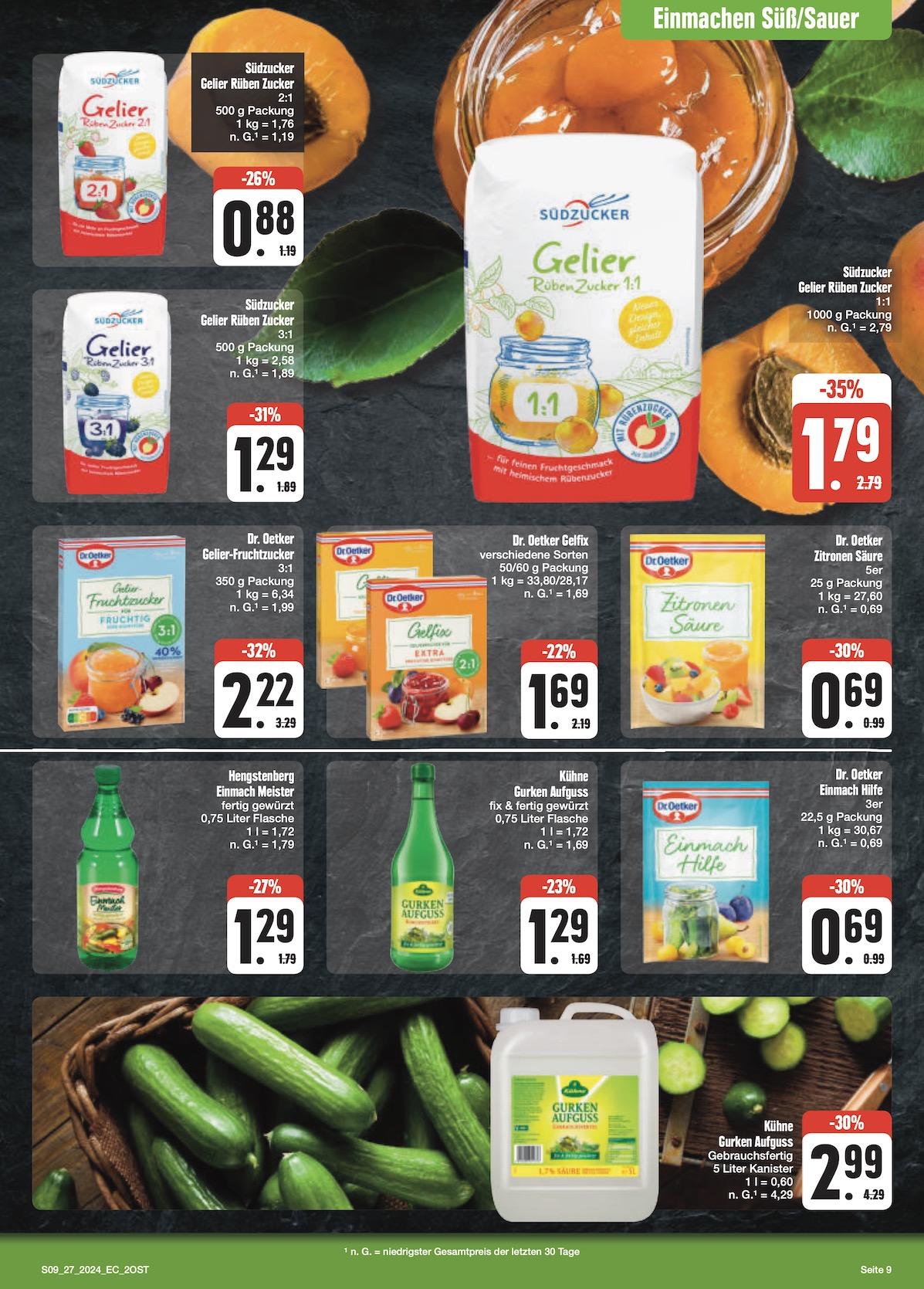 Edeka Prospekt ab Montag - Sachsen Seite 9