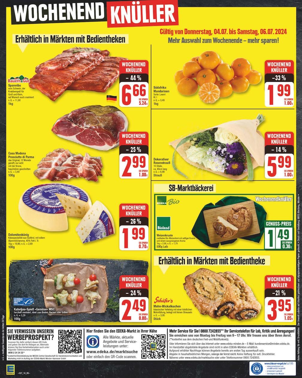 Edeka Prospekt ab Montag - Berlin Seite 16