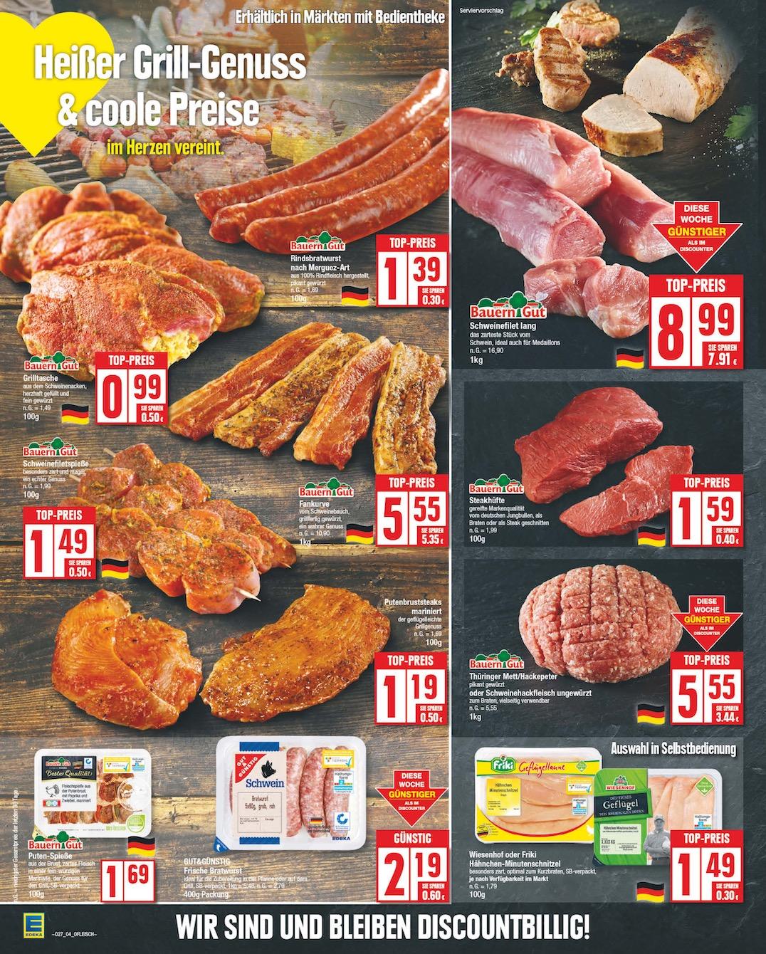 Edeka Prospekt ab Montag - Sachsen-Anhalt Seite 4