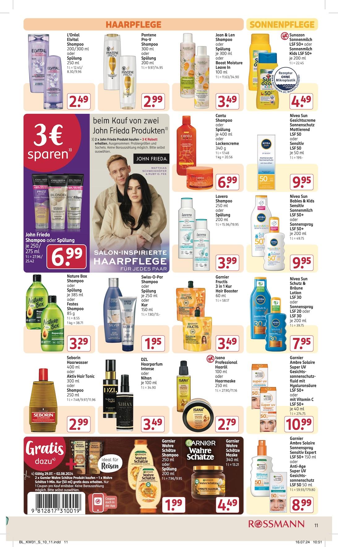 Rossmann Aktueller Prospekt ab Montag Seite 11