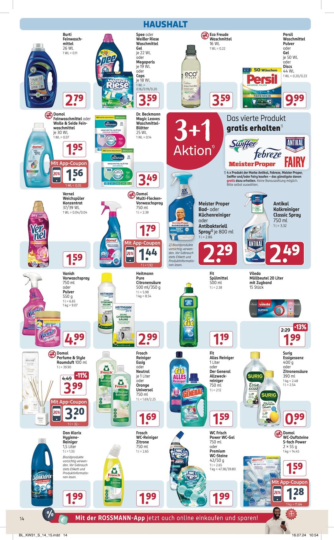 Rossmann Aktueller Prospekt ab Montag Seite 14