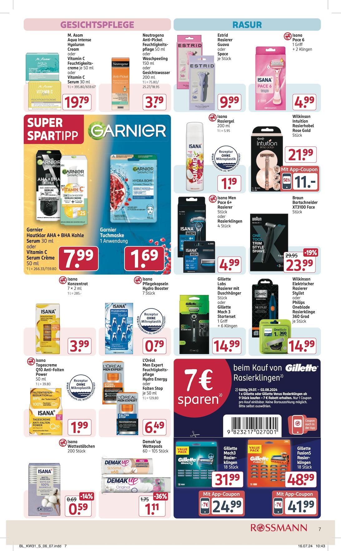Rossmann Aktueller Prospekt ab Montag Seite 7