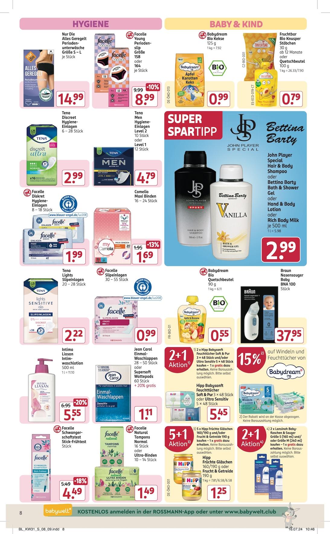 Rossmann Aktueller Prospekt ab Montag Seite 8