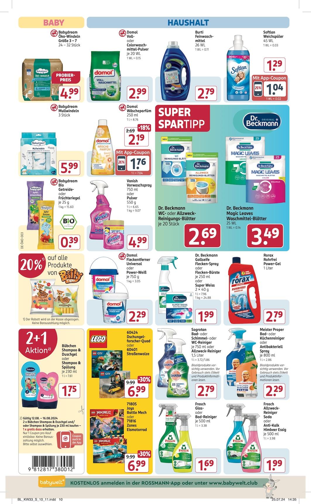 Rossmann Aktueller Prospekt ab Montag Seite 12