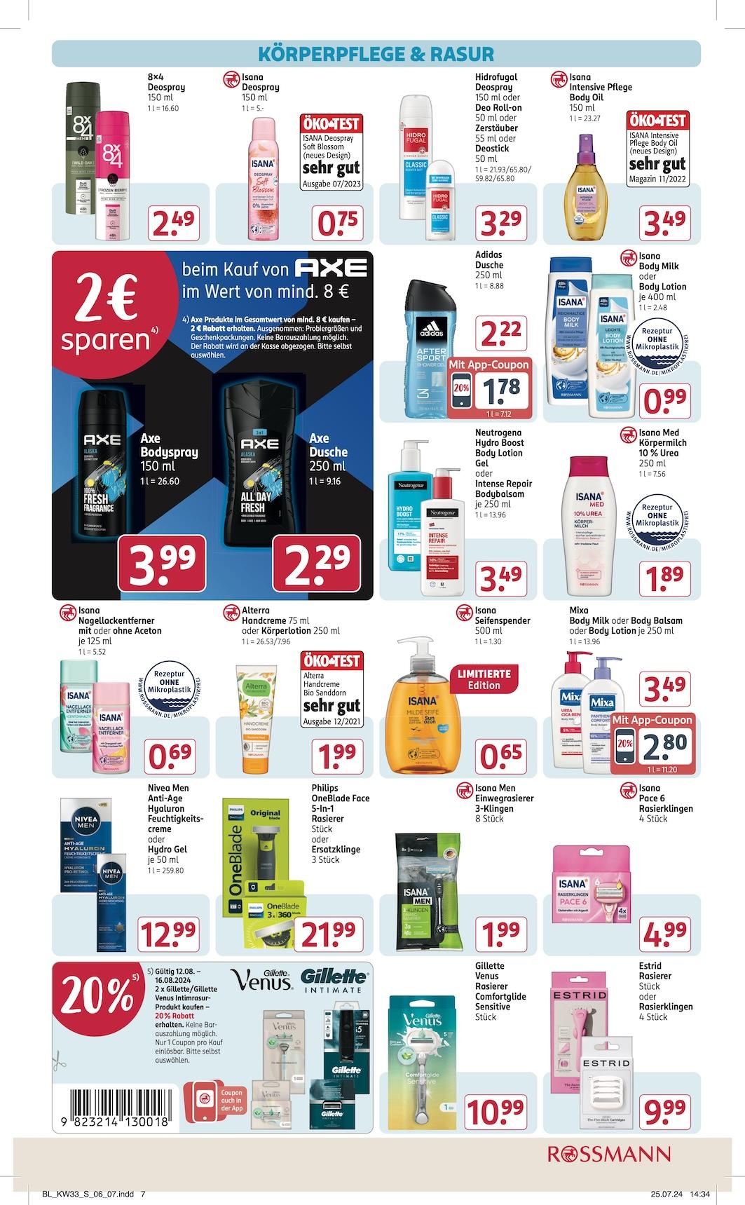 Rossmann Aktueller Prospekt ab Montag Seite 9