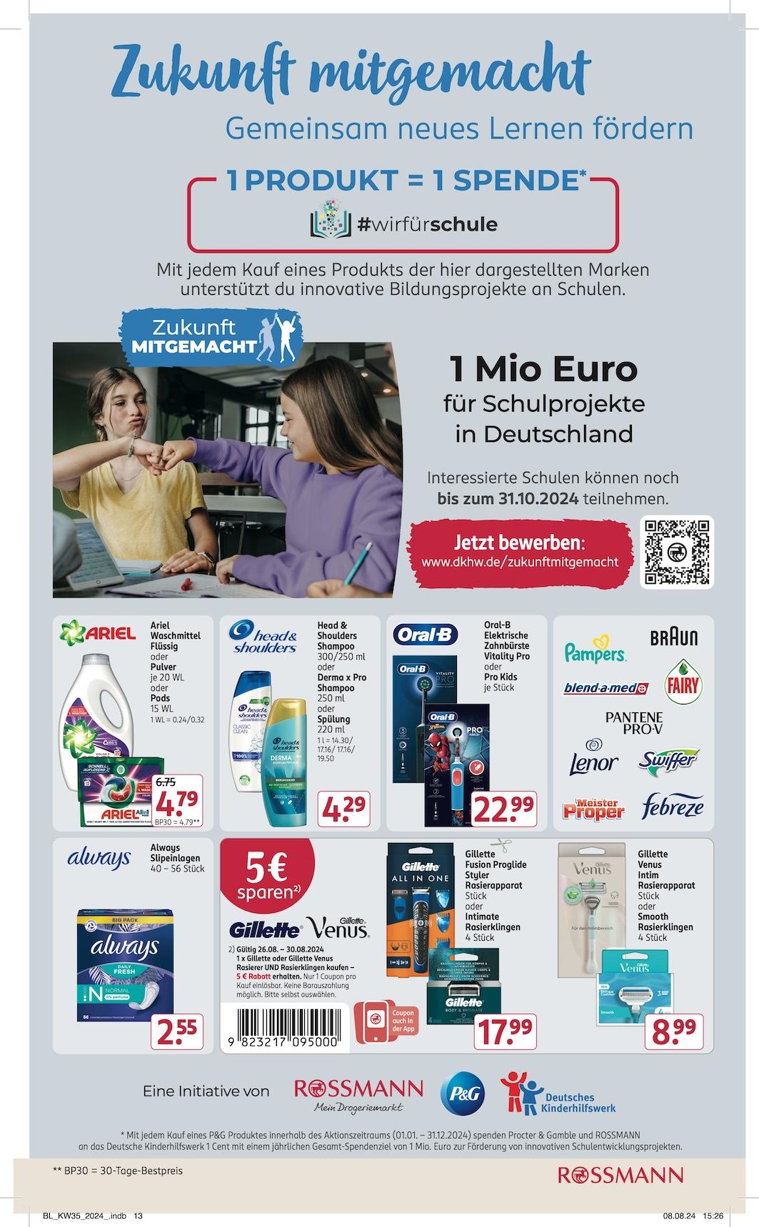 Rossmann Aktueller Prospekt ab Montag Seite 14