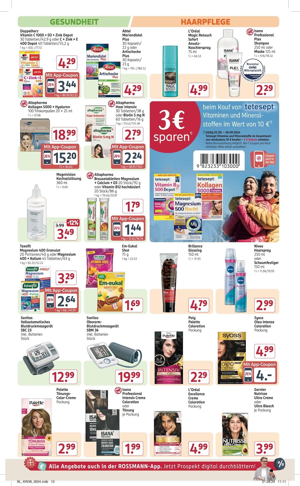 Rossmann Aktueller Prospekt ab Montag Seite 10
