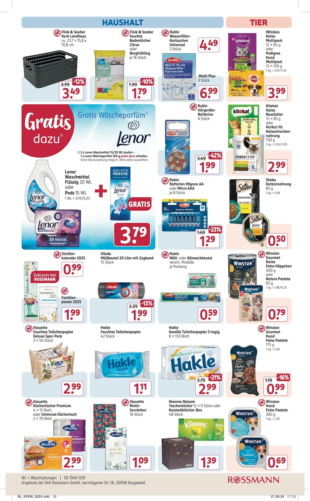 Rossmann Aktueller Prospekt ab Montag Seite 15