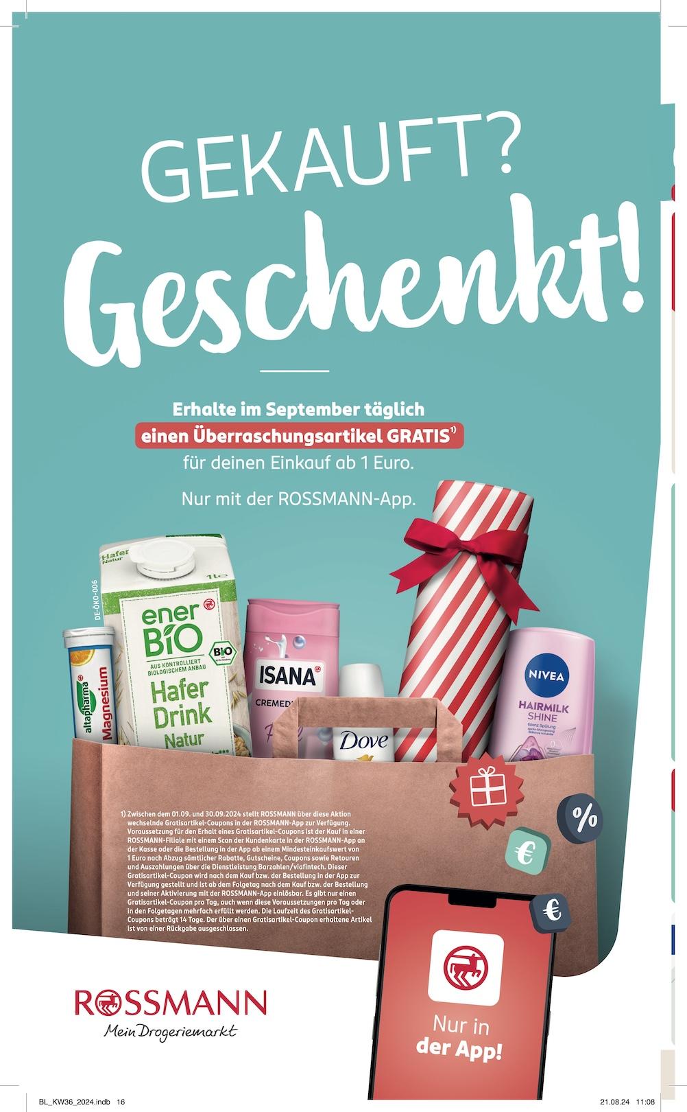 Rossmann Aktueller Prospekt ab Montag Seite 16