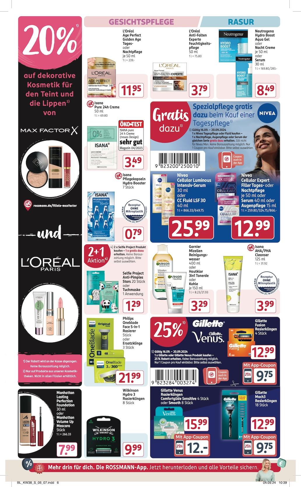 Rossmann Aktueller Prospekt ab Montag Seite 10
