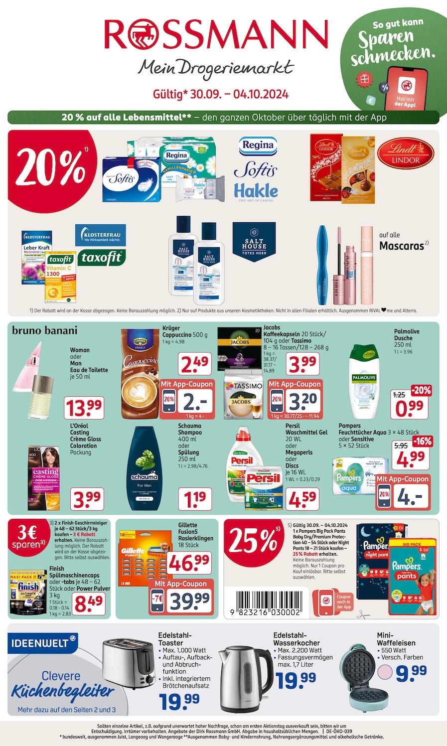 Rossmann Aktueller Prospekt ab Montag Seite 1
